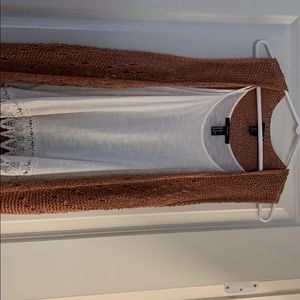 Tank and long sweater